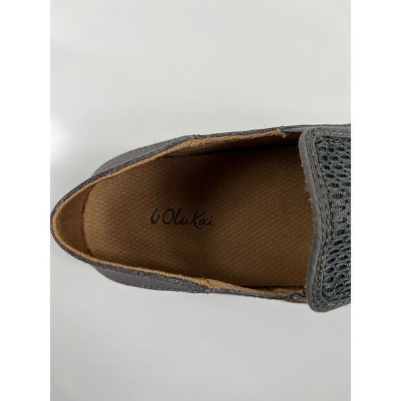 Olukai Pehuea Slip On Casual Shoe Pavement Gray AMPUTEE RIGHT SHOE Womens Size 7 - Picture 7 of 9